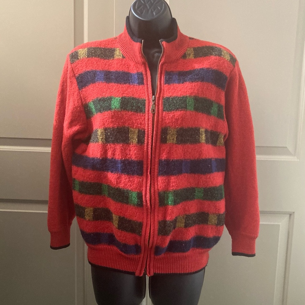Vintage Xinye wool zip sweater